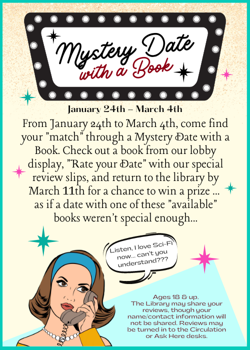 Mystery Date with a Book Flyer