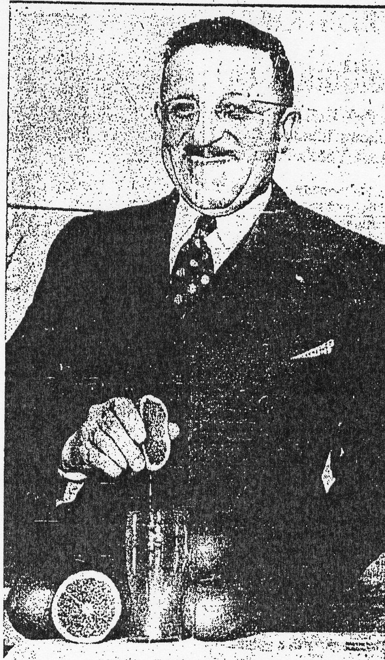 A black and white photograph of Max Royer in 1939.