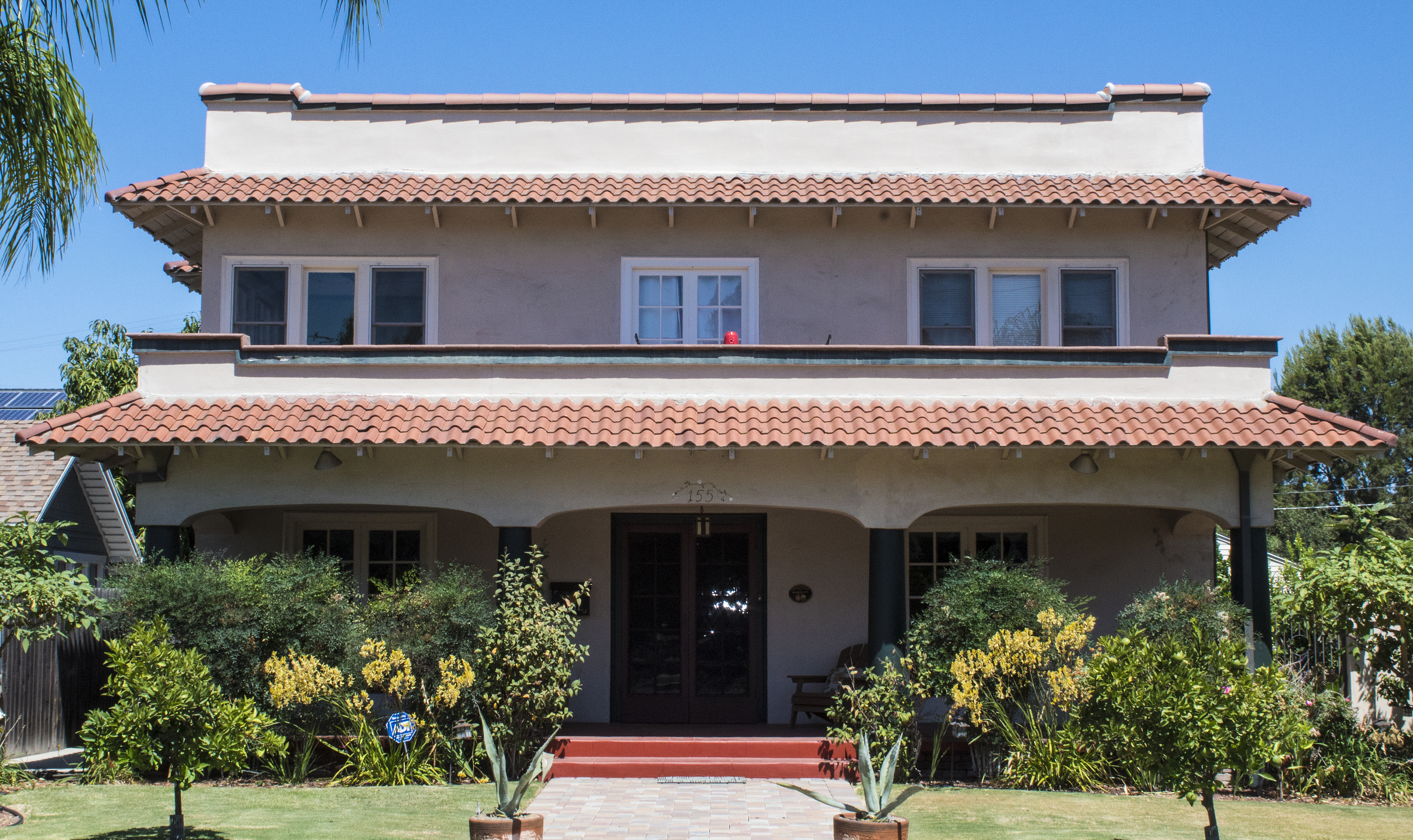 A colored photo of the Anita Shepardson House in 2017.