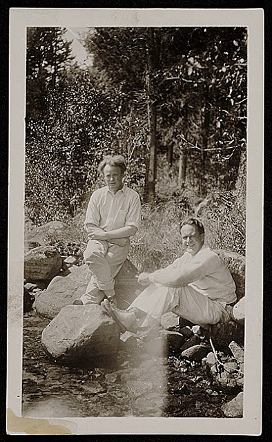 A black and white photograph of Charles Kassler (on the right side).