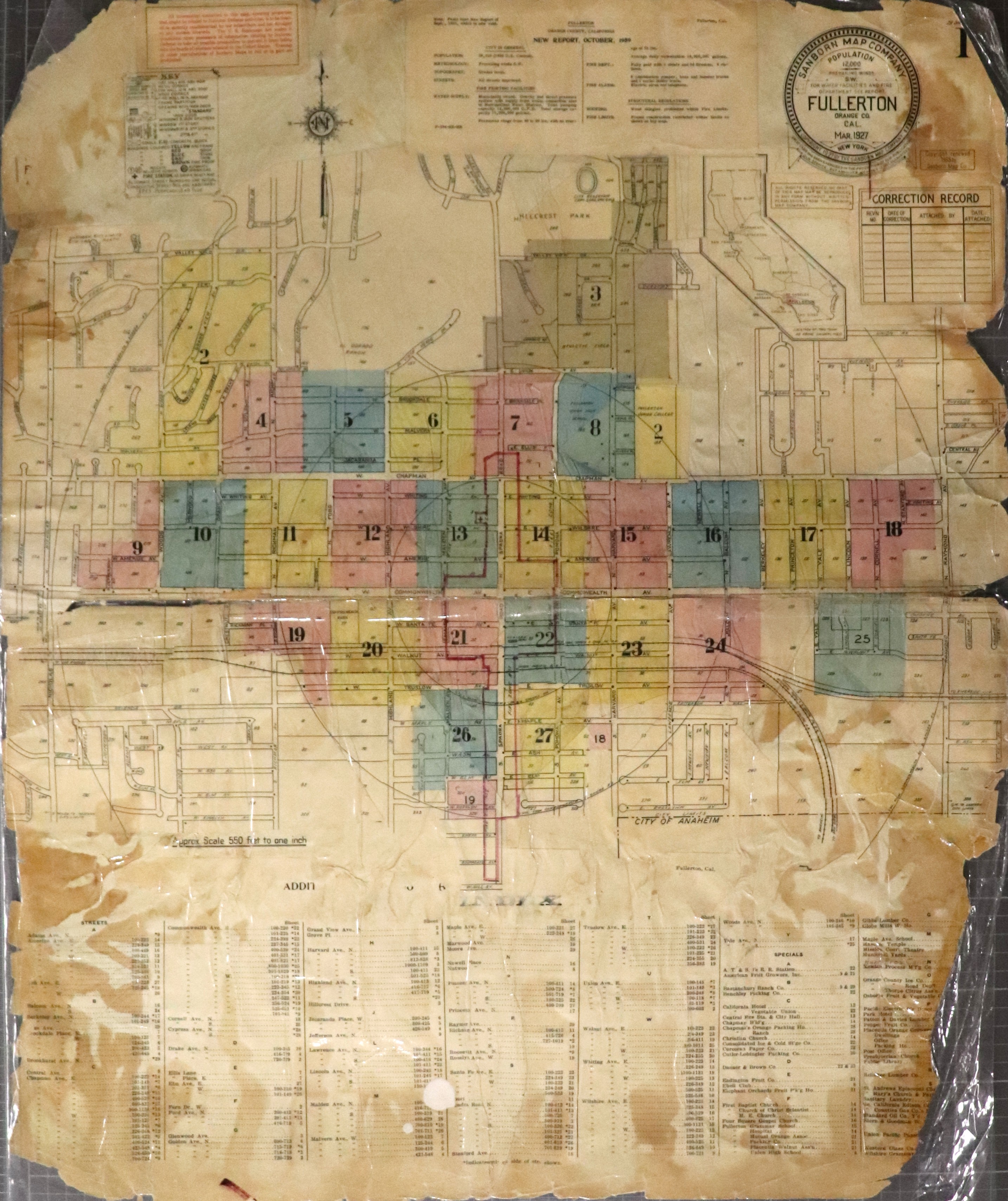 A digital scan of the Sanborn Map 1 from 1959.
