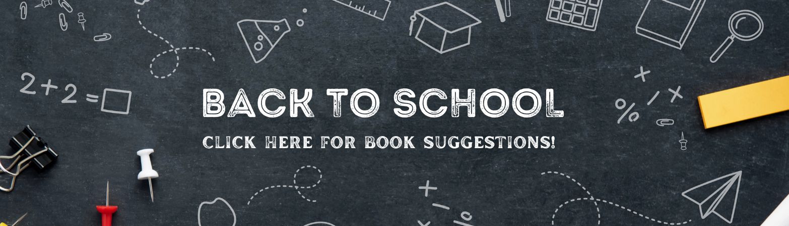 website slide advertising back to school selection of children's books