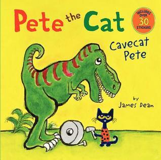 Book-cover-Pete-the-cat:-Cavecat-Pete-by-James-Dean