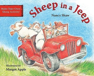 Book-cover-for-Sheep-in-a-jeep-by-Nancy-Shaw