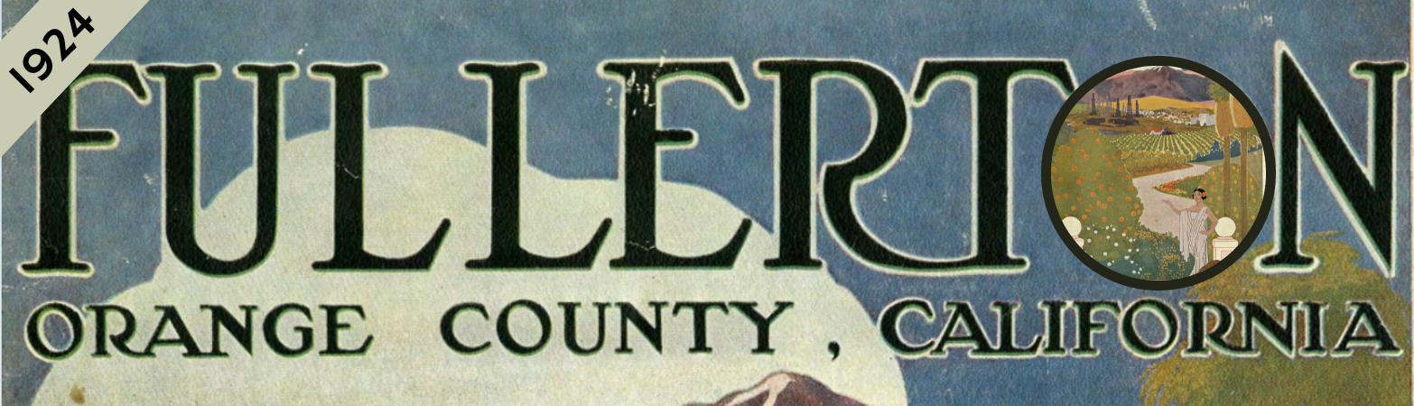 Fullerton 1924 Banner