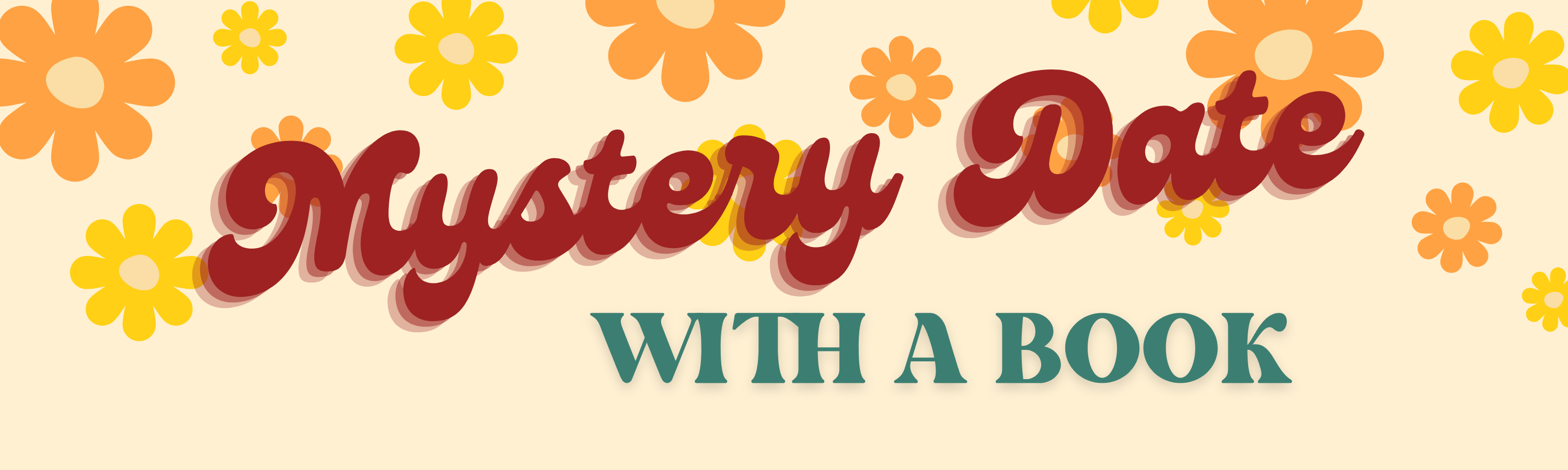 Mystery Date with a Book Banner