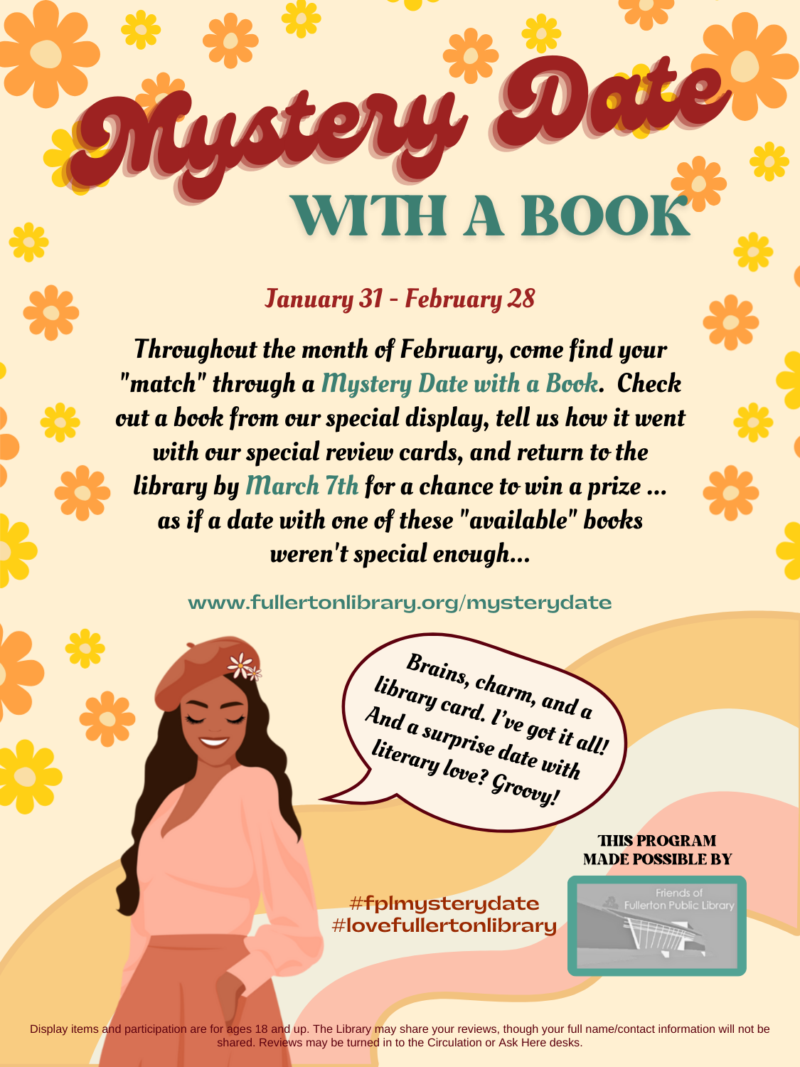 Mystery Date with a Book Flyer