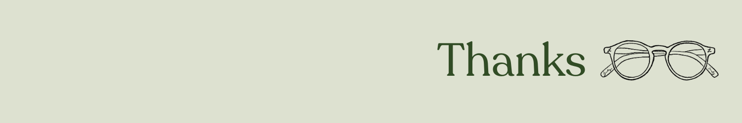 Thanks Section Header