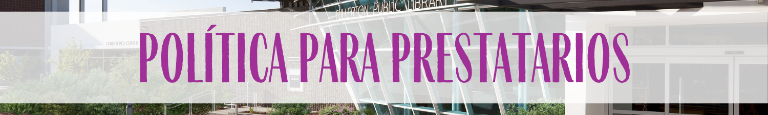 Política para Prestatarios en Español