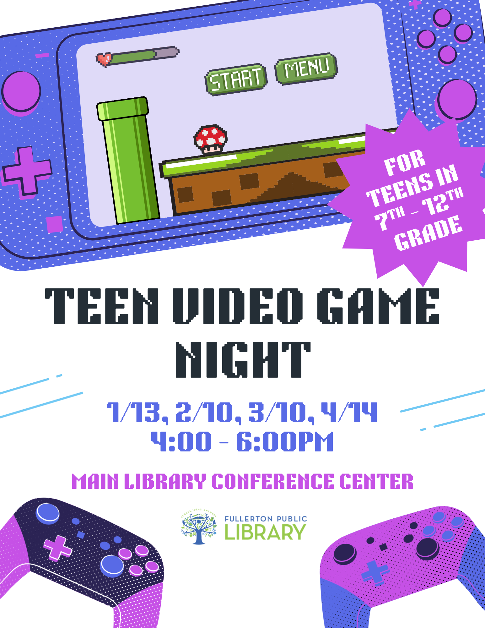Teen Video Game Night