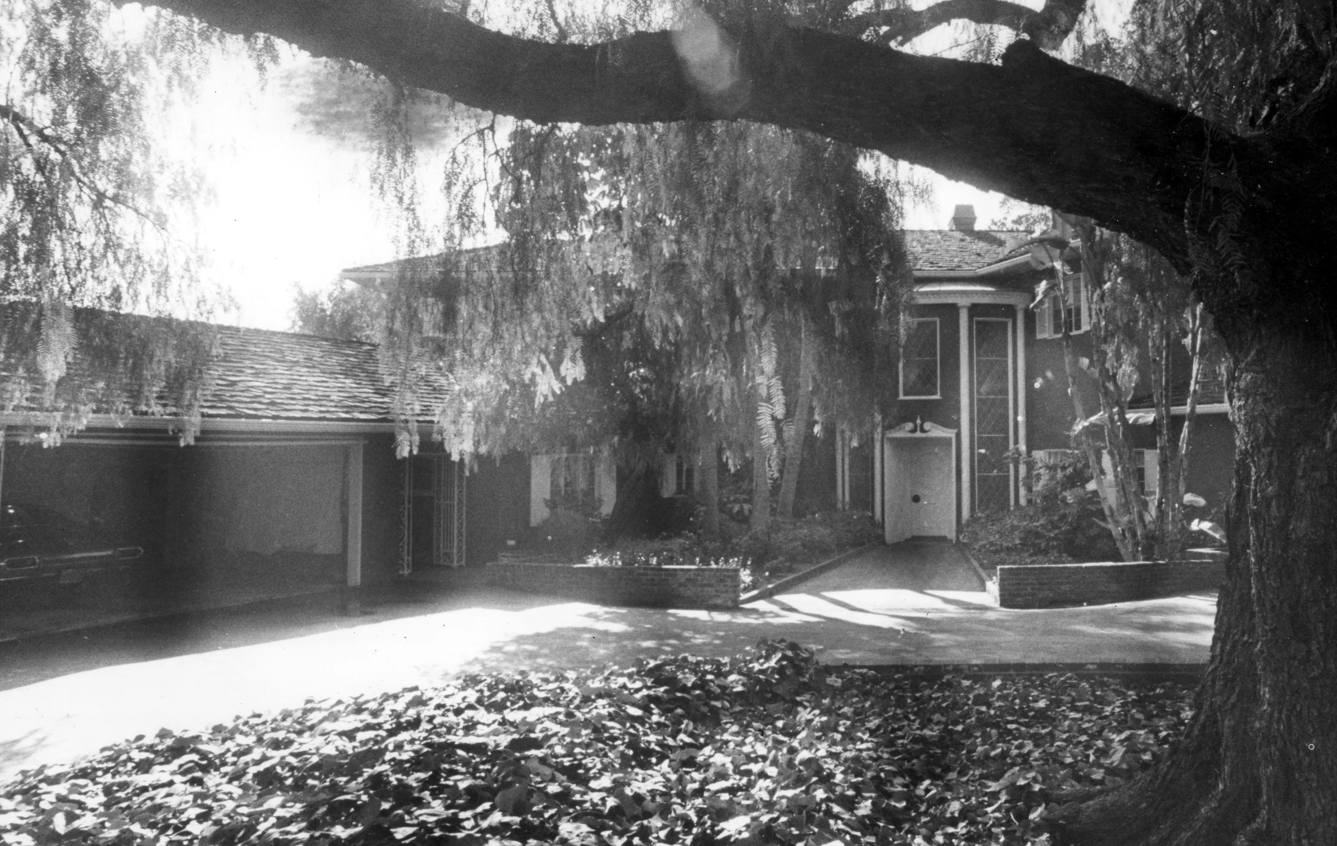 A black and white photograph of the El Dorado Ranch for the Historical Building Survey in 1978.