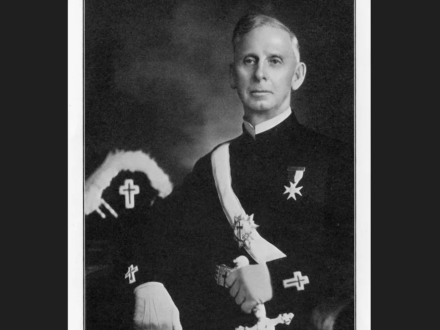 A black and white portrait photograph of Arthur Cleaver in 1931. The bottom of the photo reads: Arthur W. Cleaver.