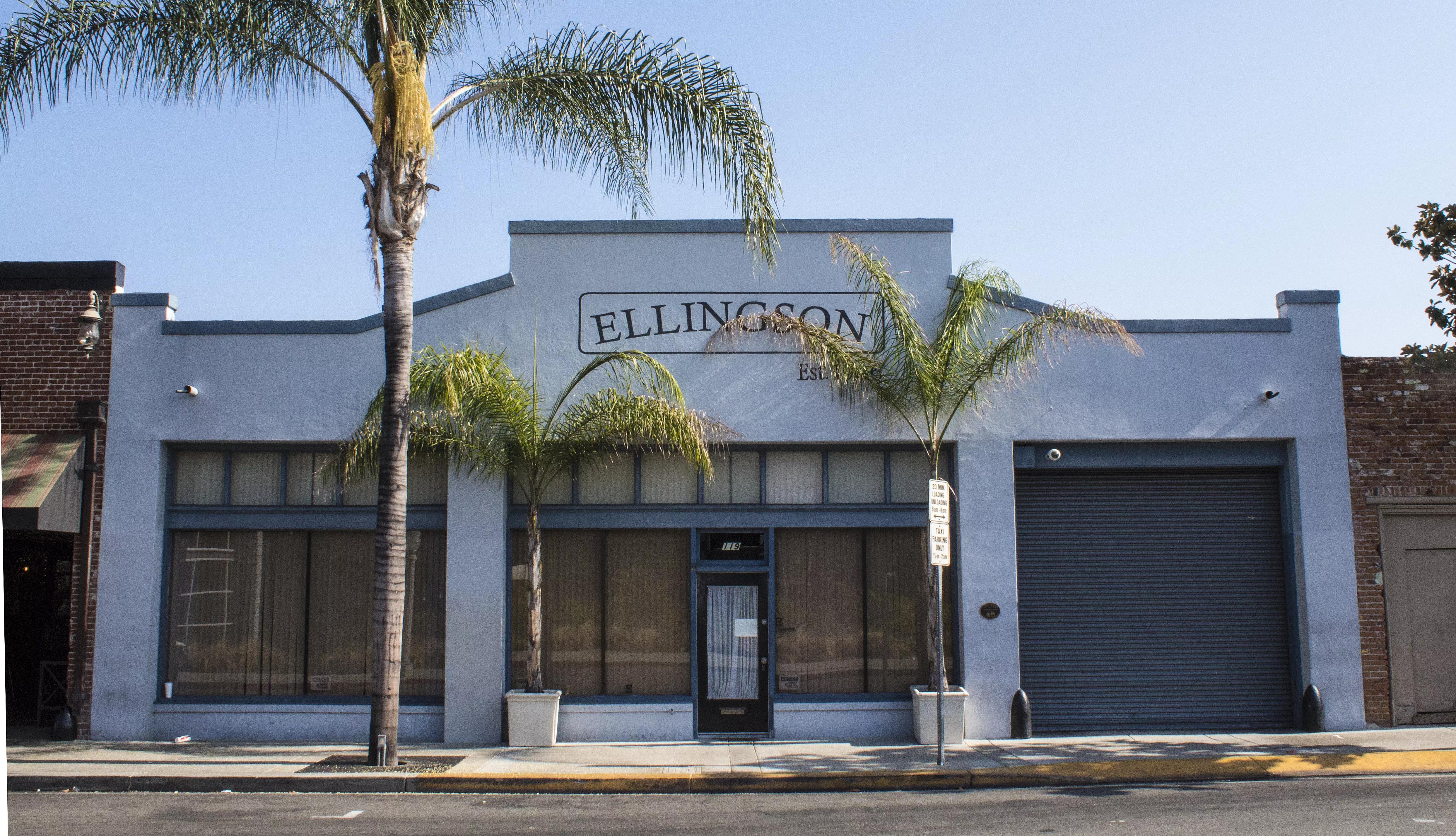 A colored photo of the Ellingson Building in 2017.