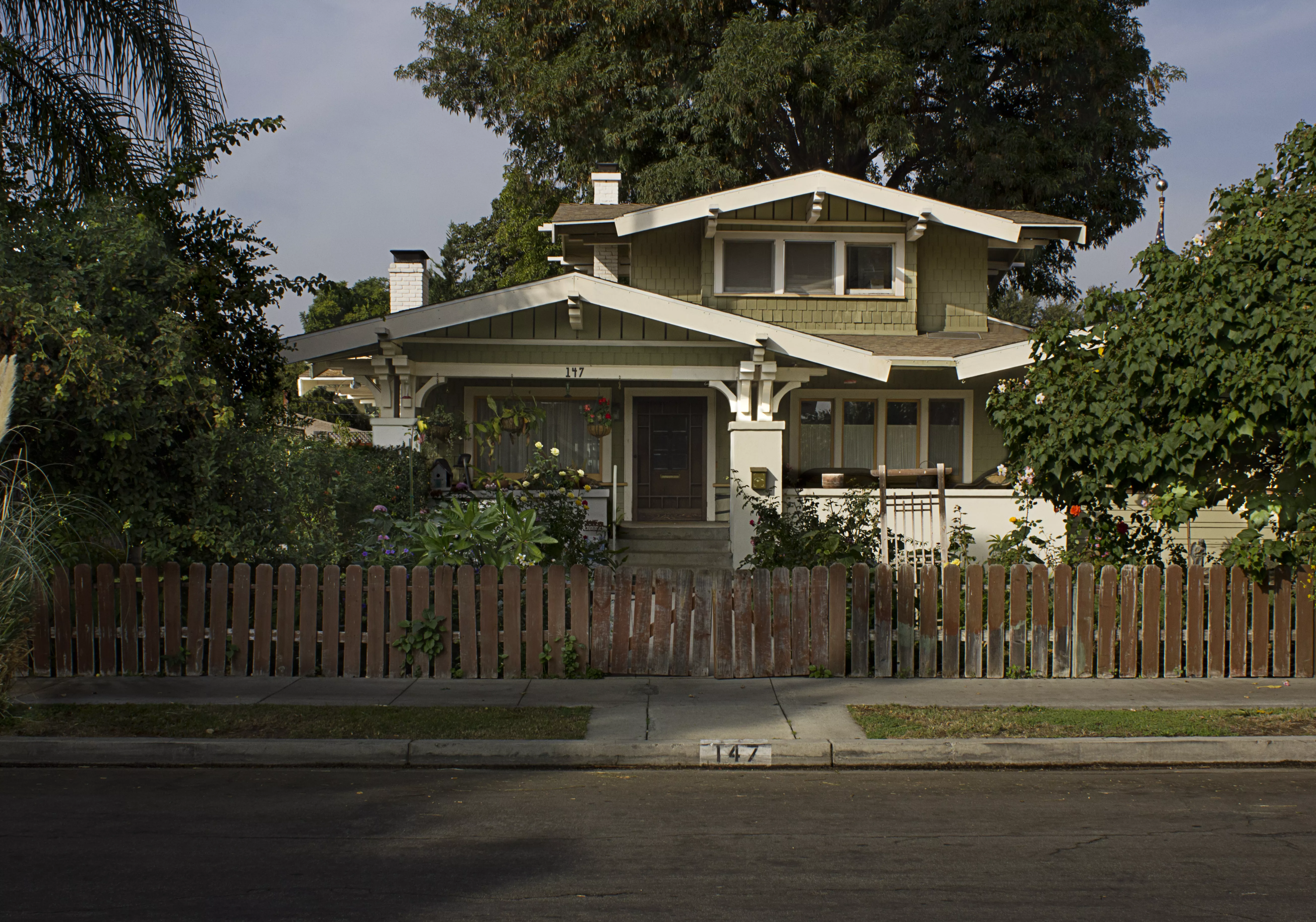 A colored photo of the exterior of the John Phillips House in 2012.