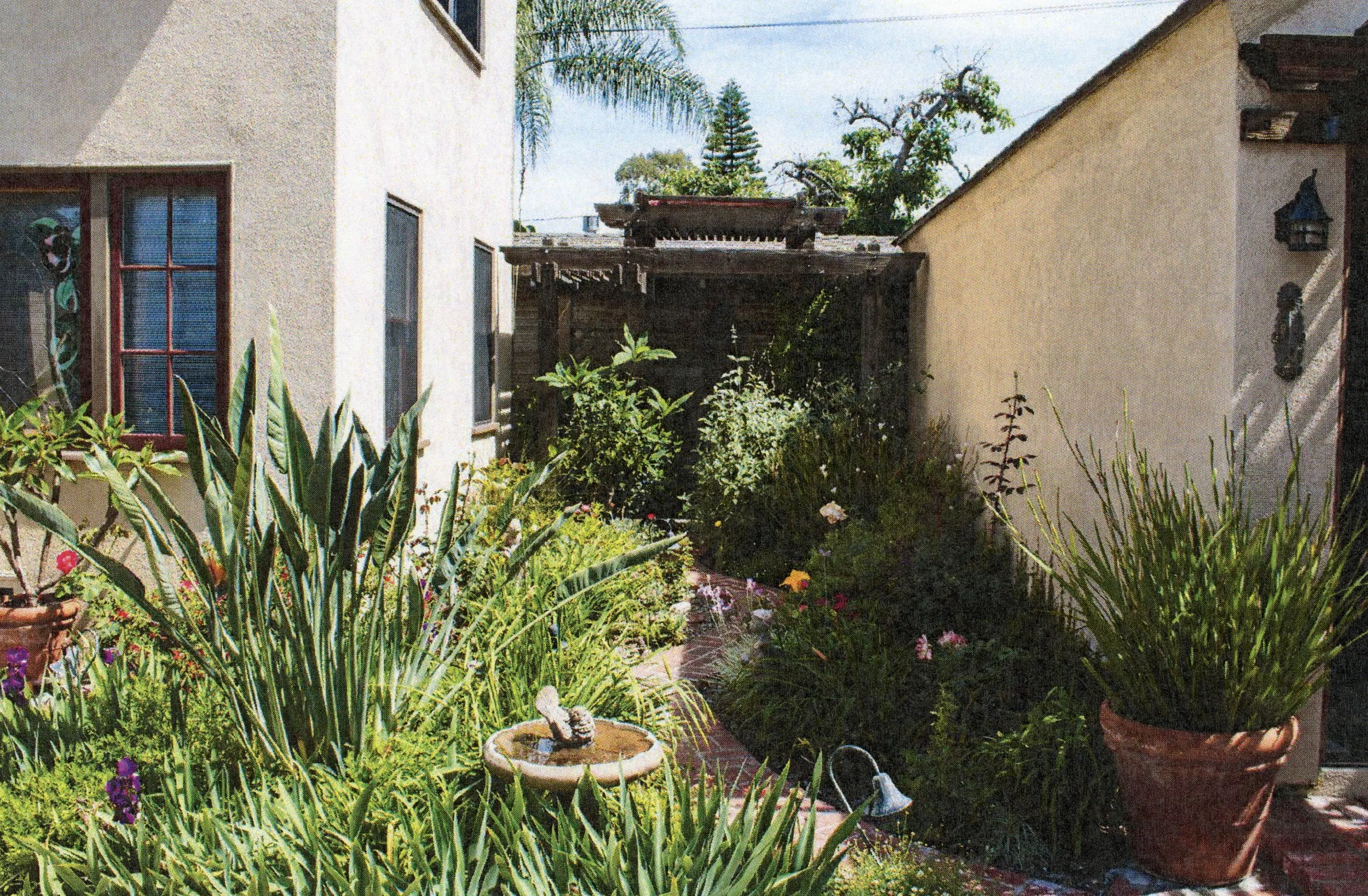 A colored photo of the patio of the James Naylor - Tom &amp; Kate Dalton House in 2019.