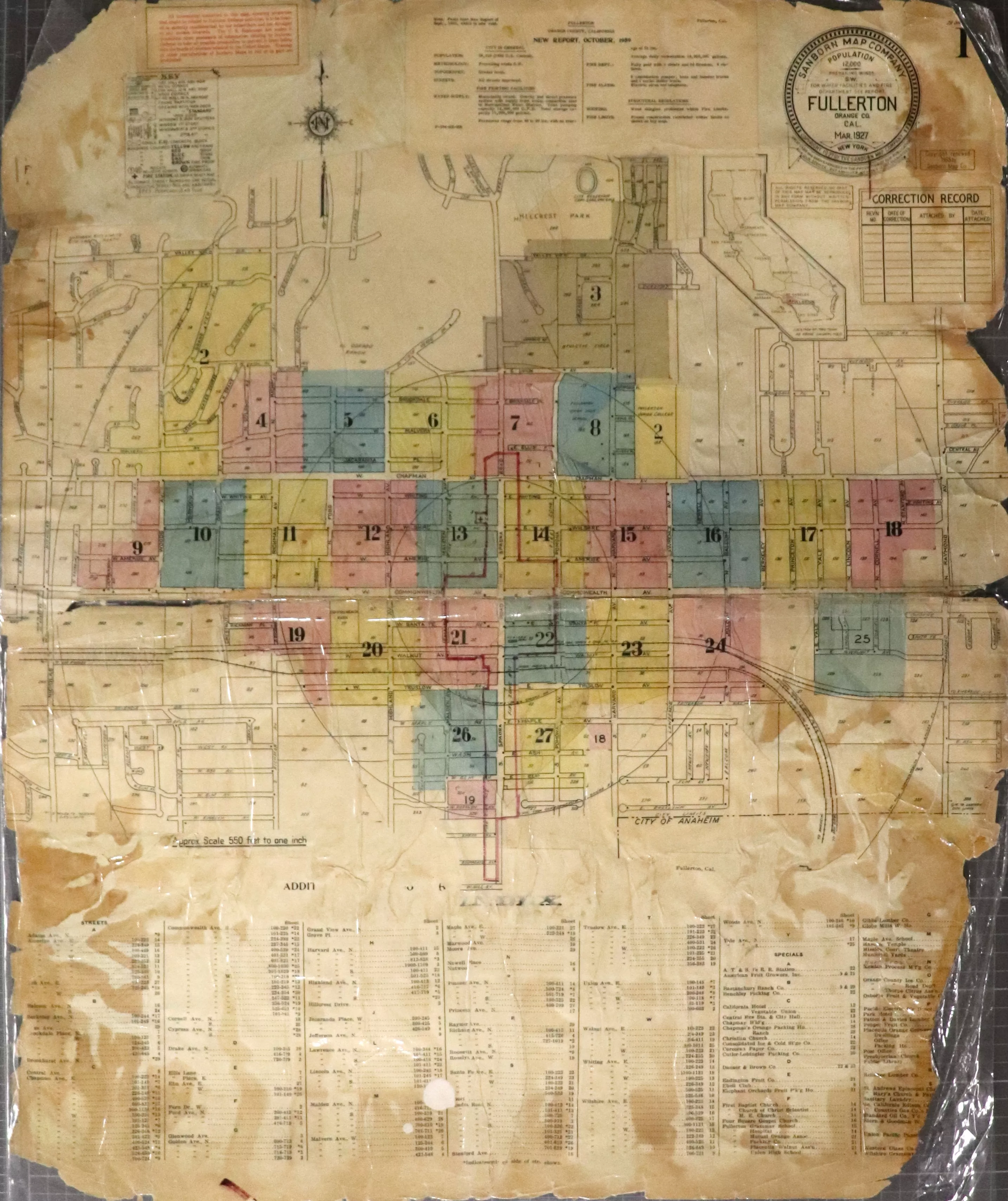 A digital scan of the Sanborn Map 1 from 1959.