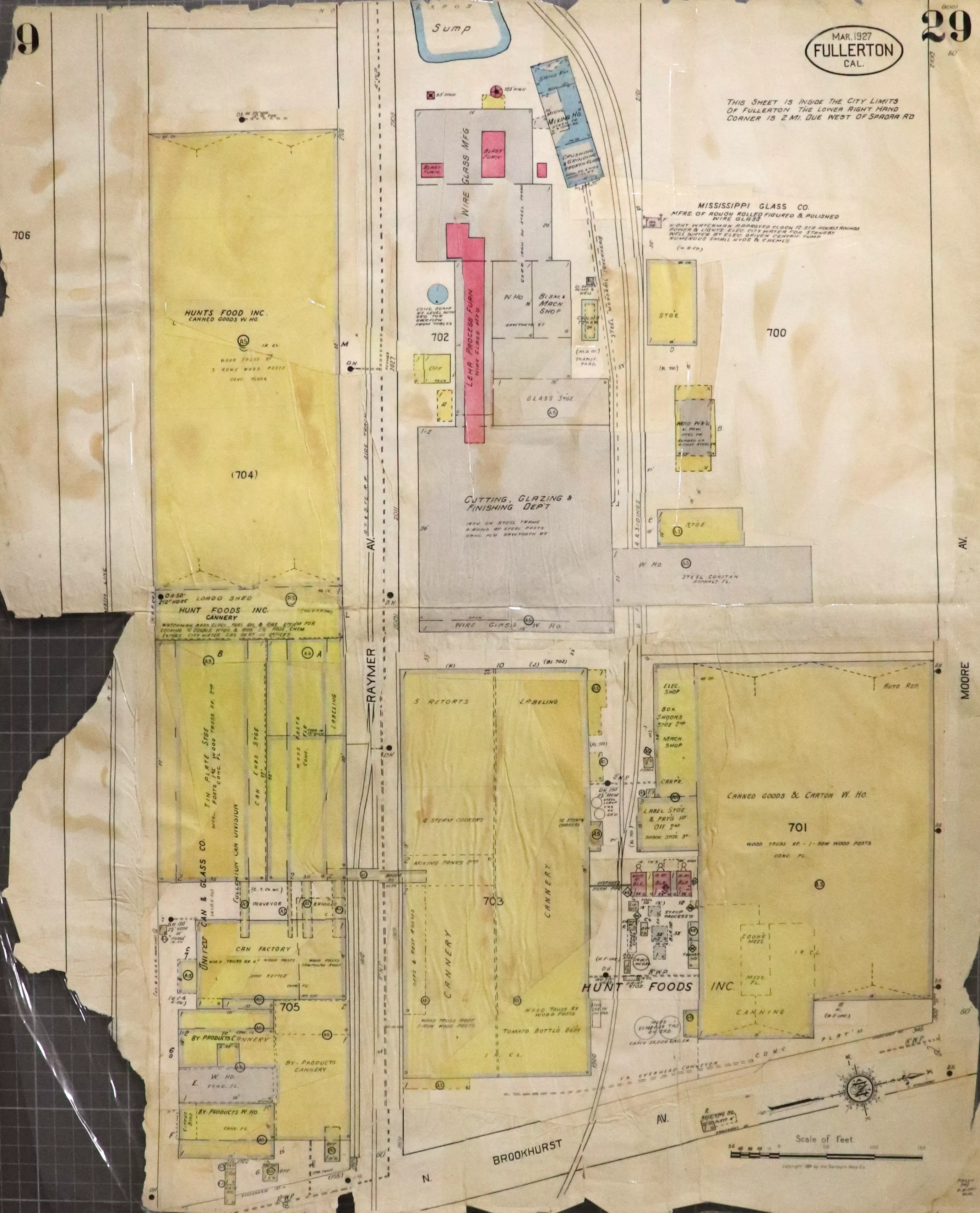 A digital scan of Sanborn Map 29 from 1959.