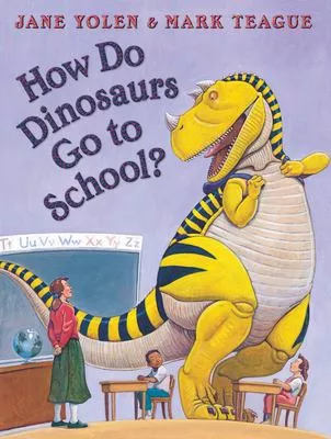 How do dinosaurs go to school