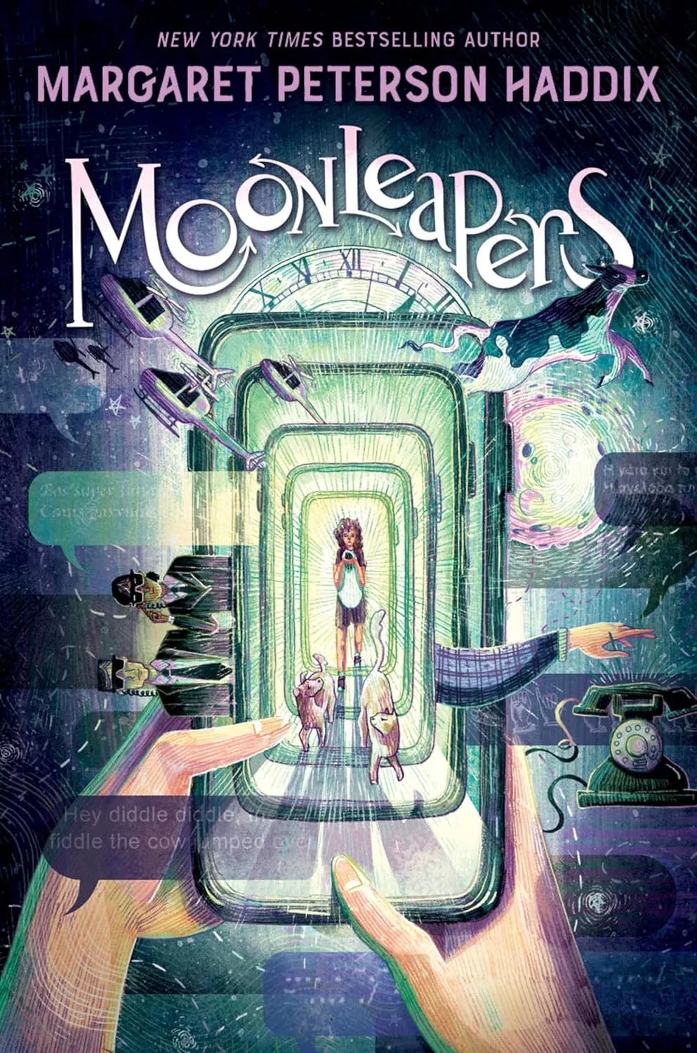 Cover of Moonleapers by Margaret Peterson Haddix.
