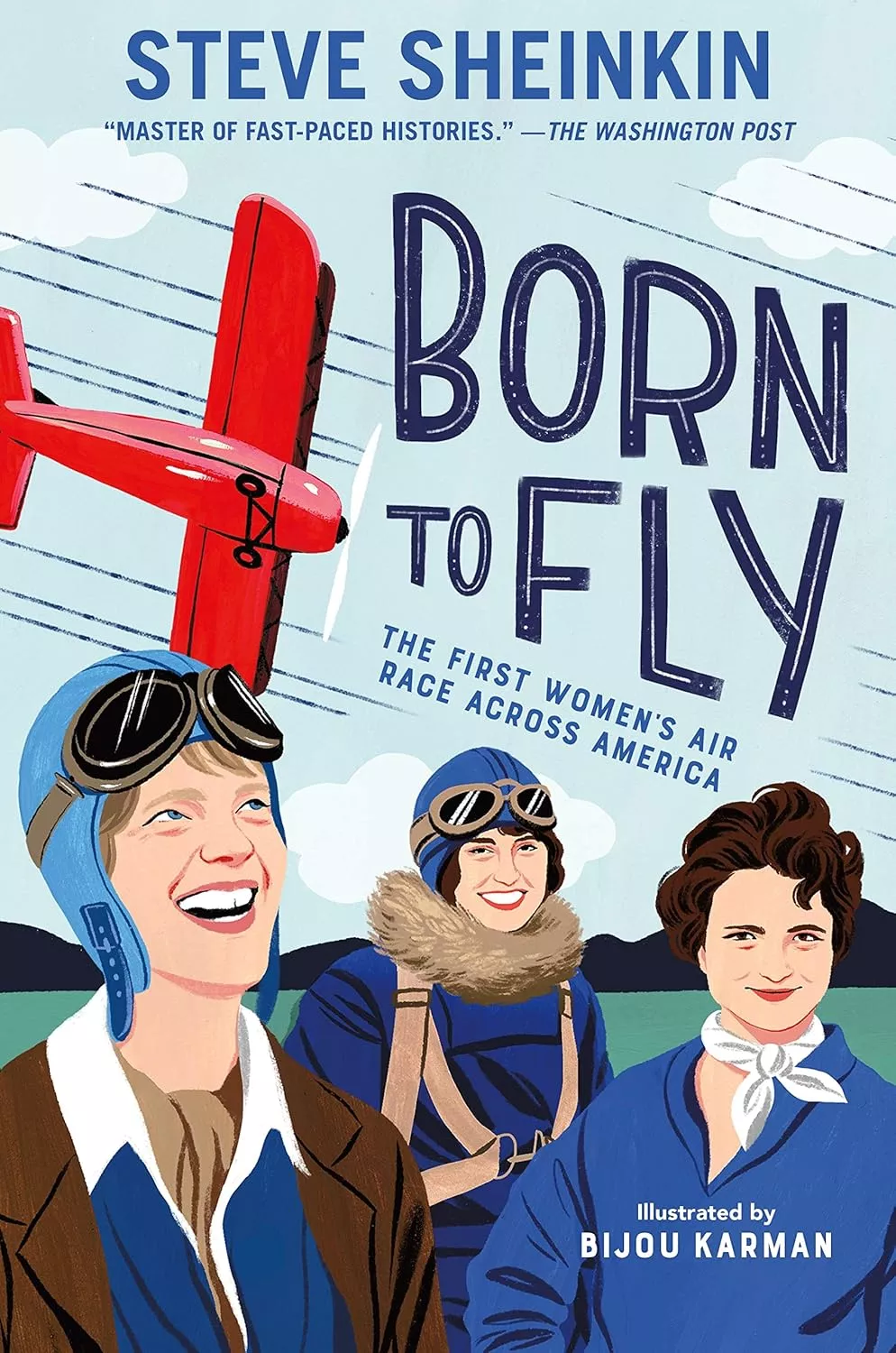 Cover of Born to Fly by Steve Sheinkin.