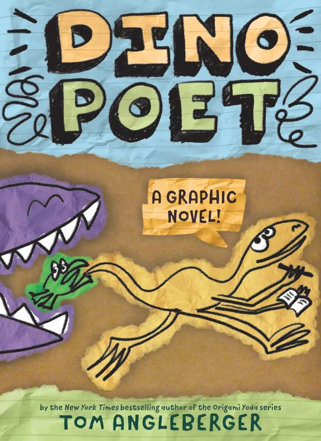 Cover of Dino Poet by Tom Angleberger.