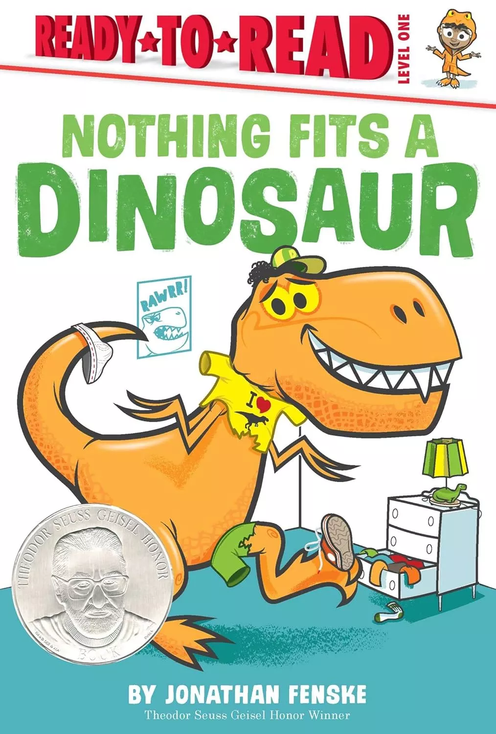 Cover of Nothing Fits a Dinosaur by Jonathan Fenske.