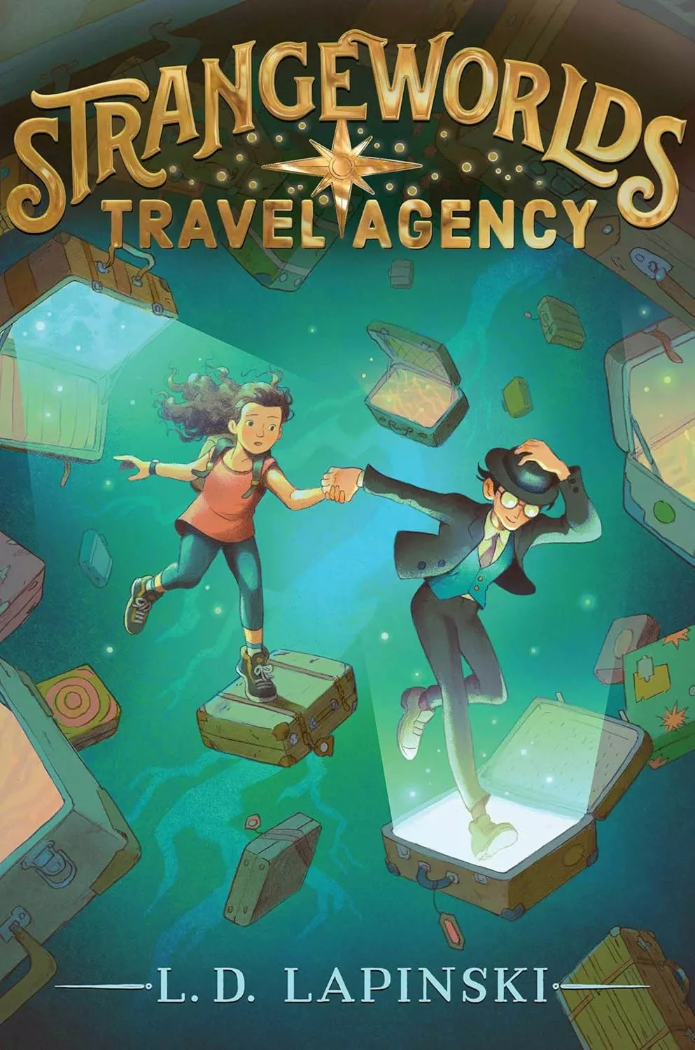 Cover of  Strangeworlds Travel Agency by L.D. Lapinsky