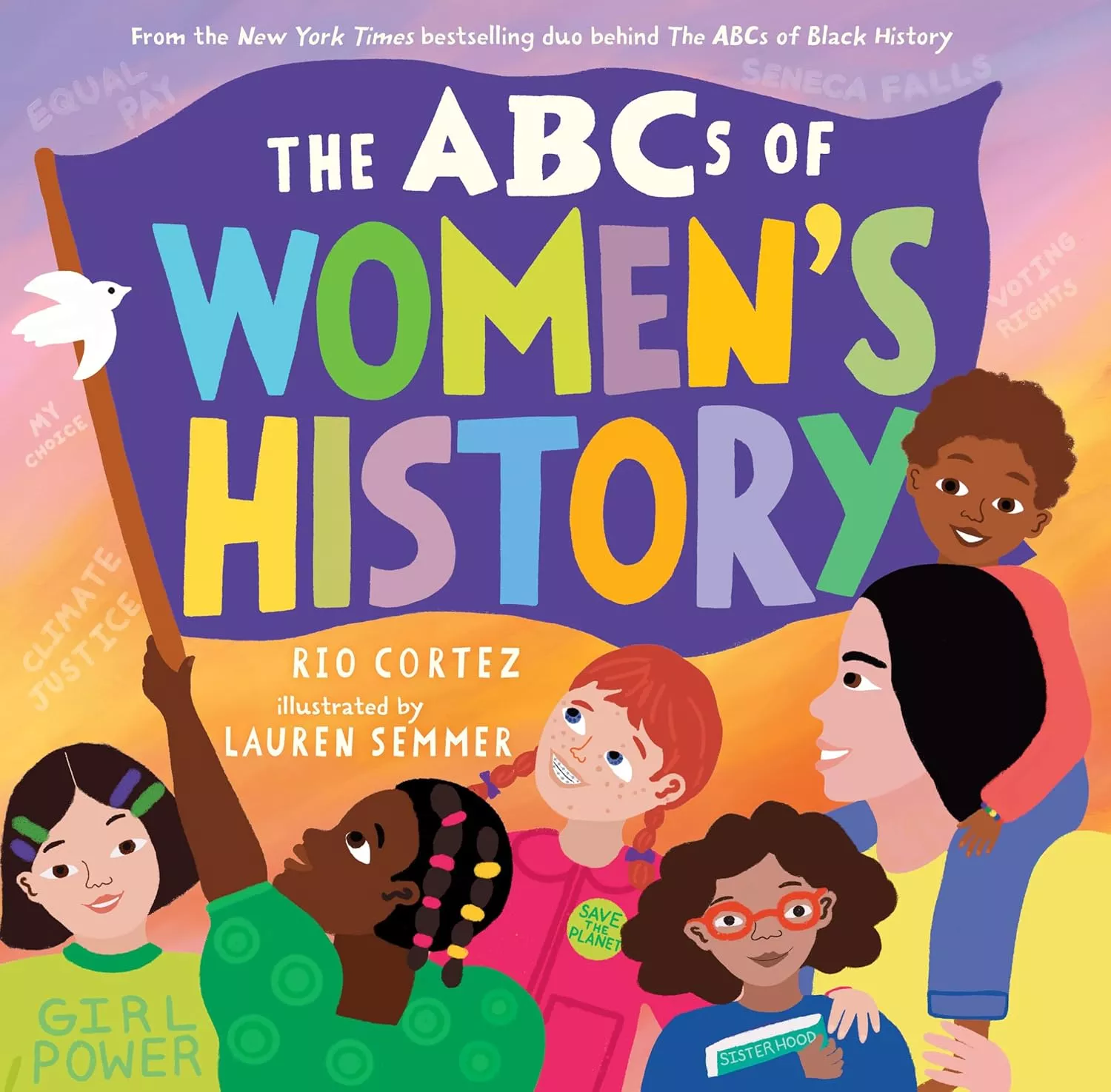 Cover of The ABCs of Women's History by Rio Cortez.