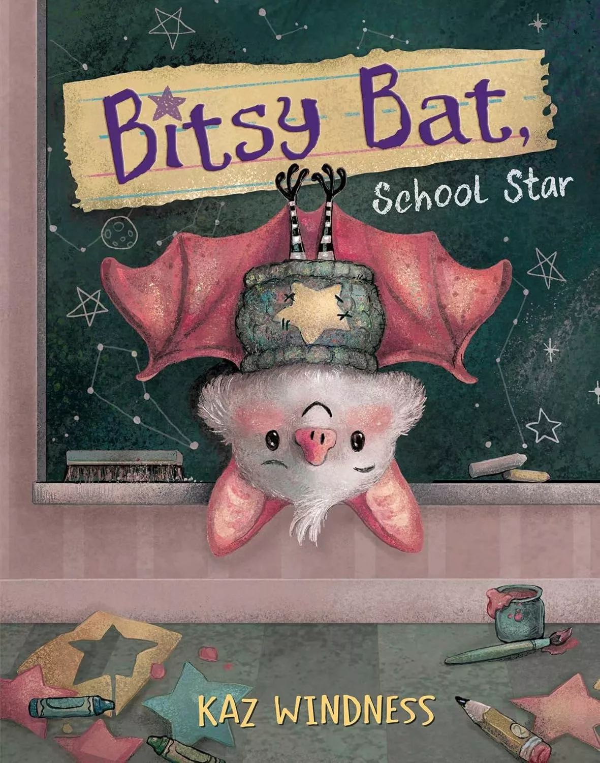 Cover of Bitsy Bat, School Star by Kaz Windness.
