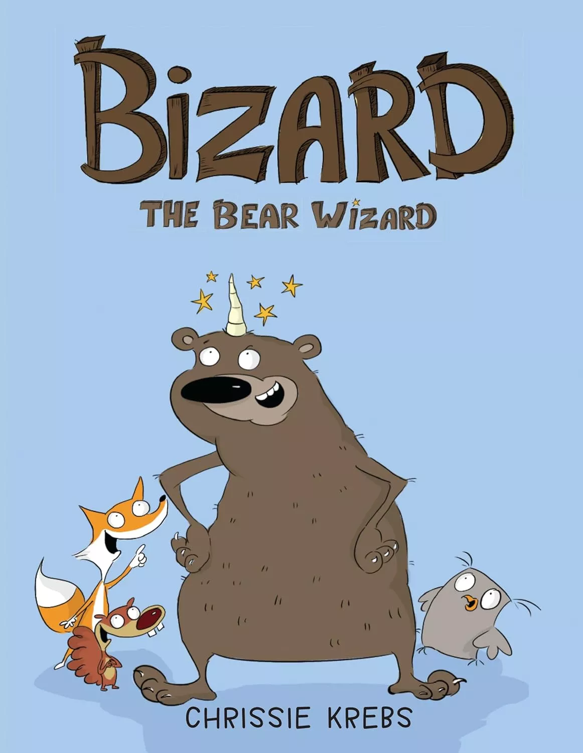 Cover of Bizard the Bear Wizard by Chrissie Krebs.