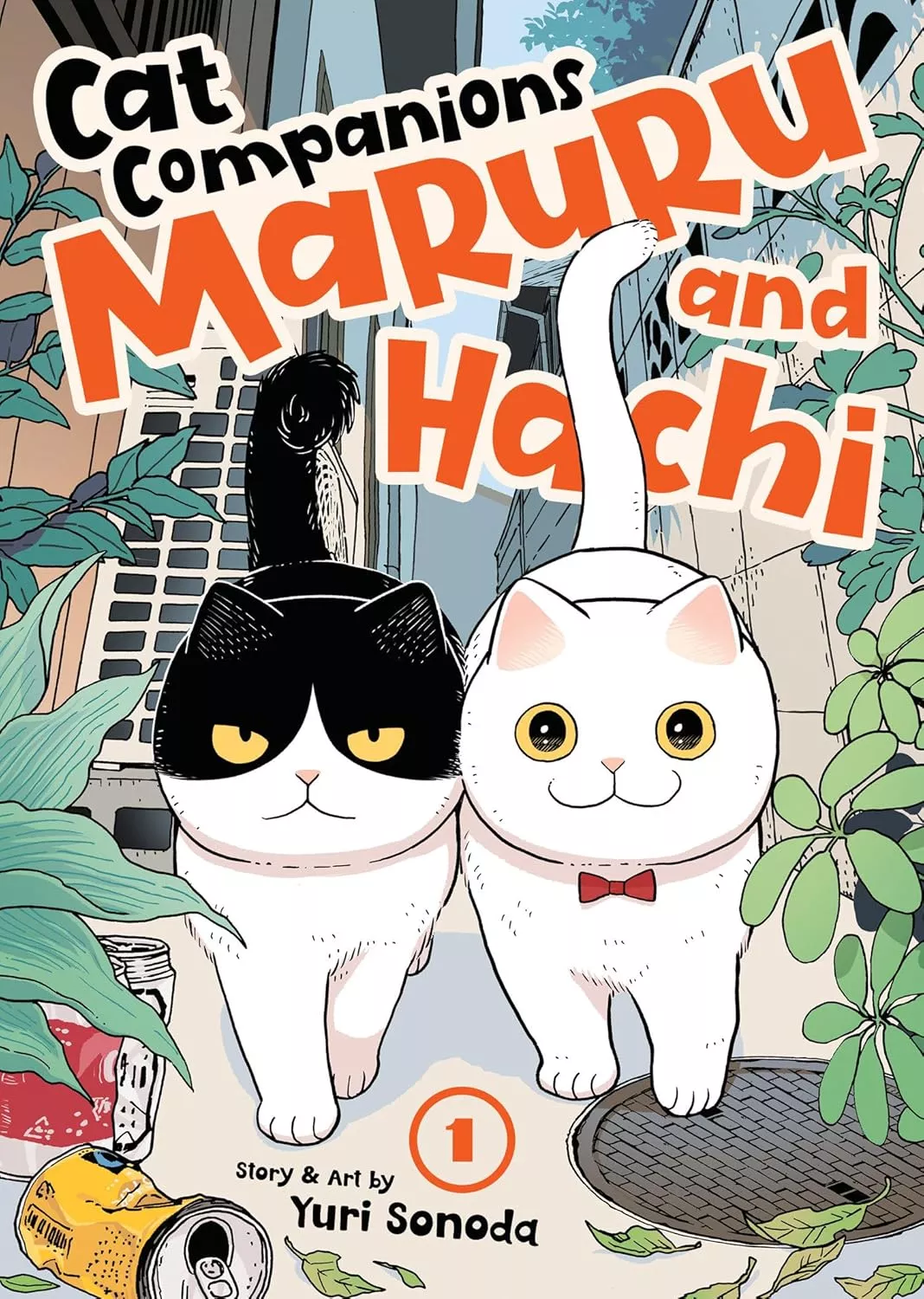 Cover of Cat Companions Maruru and Hachi by Yuri Sonoda.