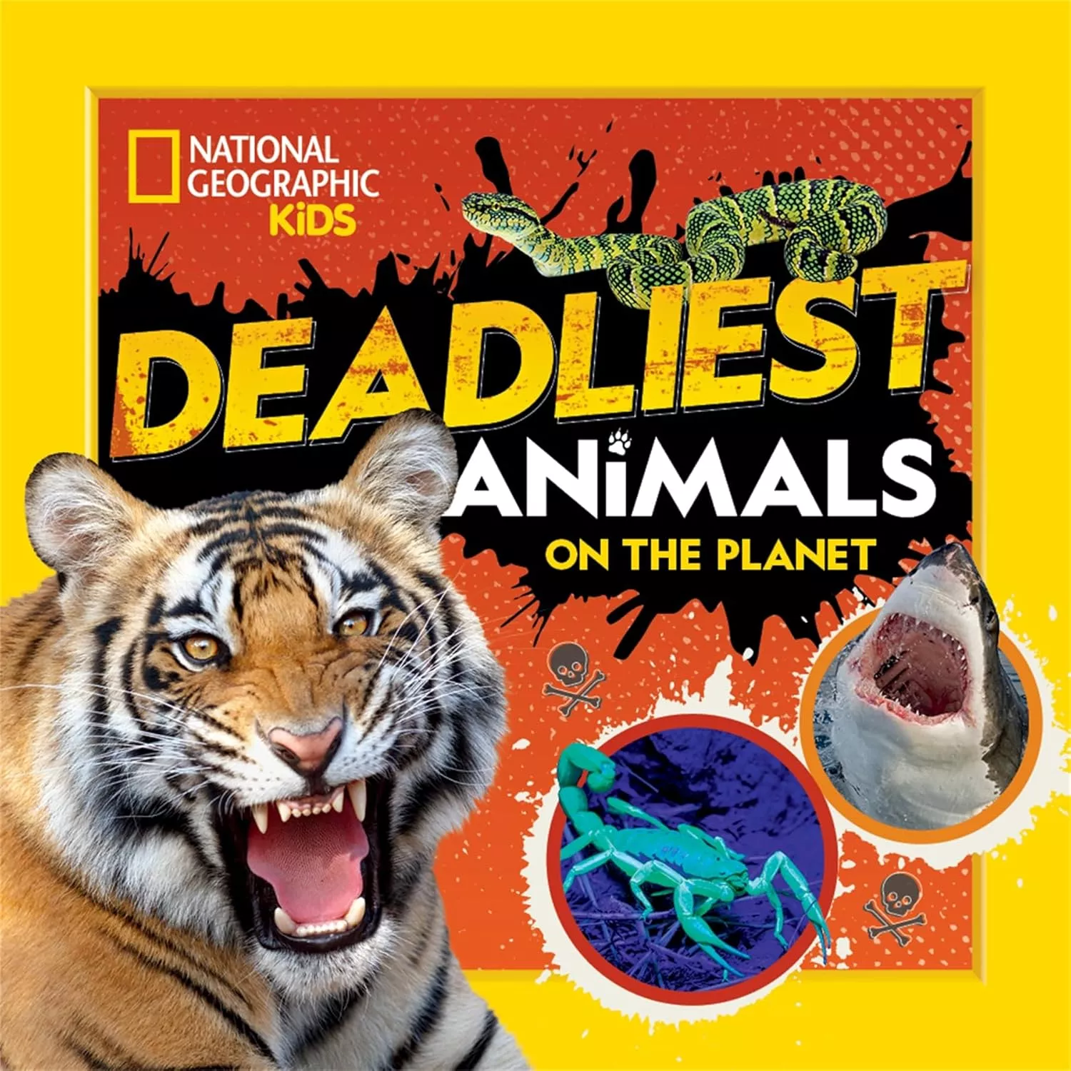 Cover of Deadliest Animals on the Planet by National Geographic Kids.
