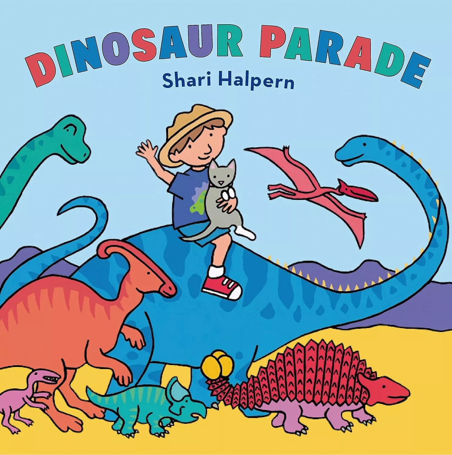Cover of Dinosaur Parade by Shari Halpern.