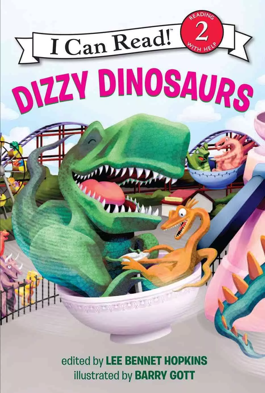 Cover of Dizzy Dinosaurs by Lee Bennet Hopkins.