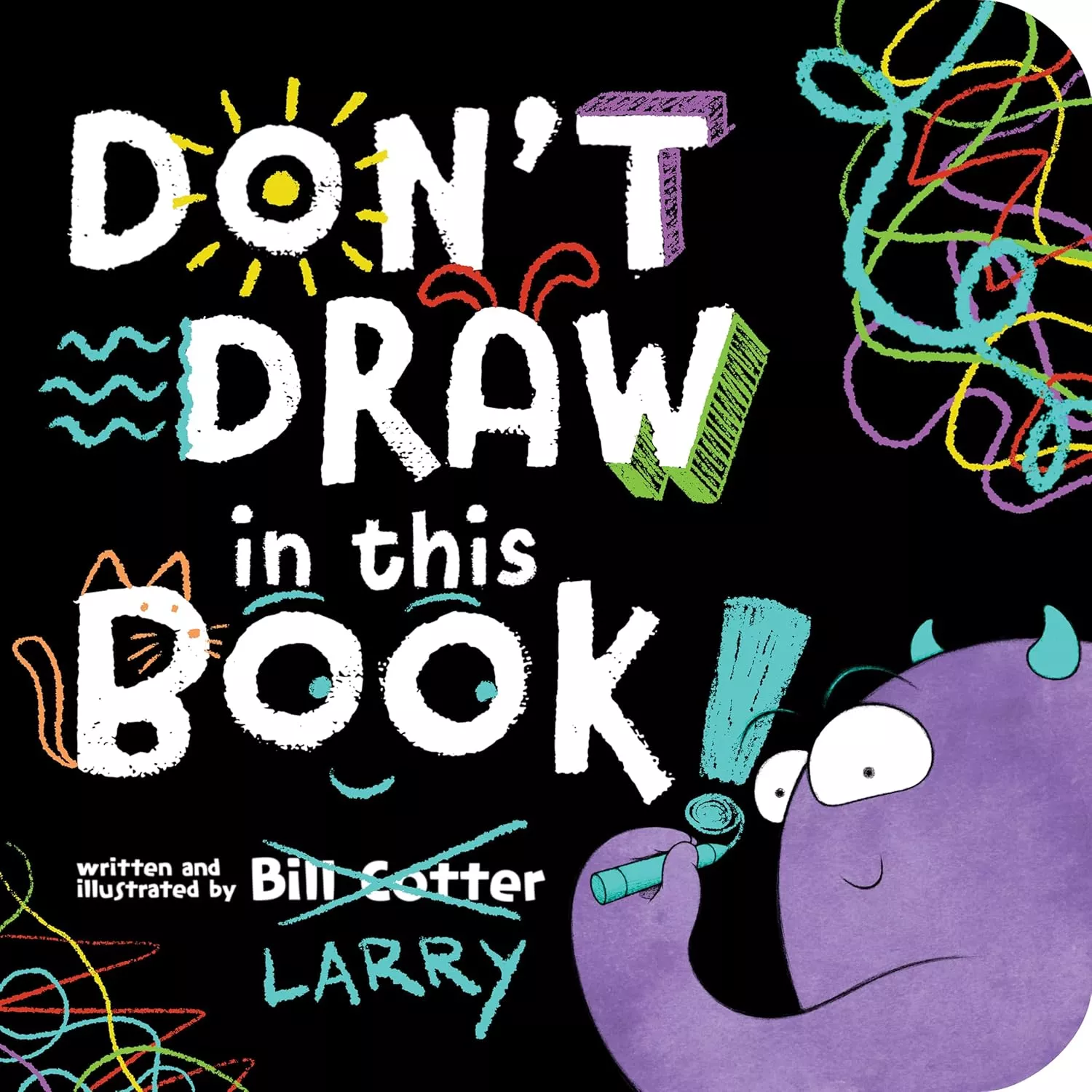 Cover of Don't Draw in This Book! by Bill Cotter.