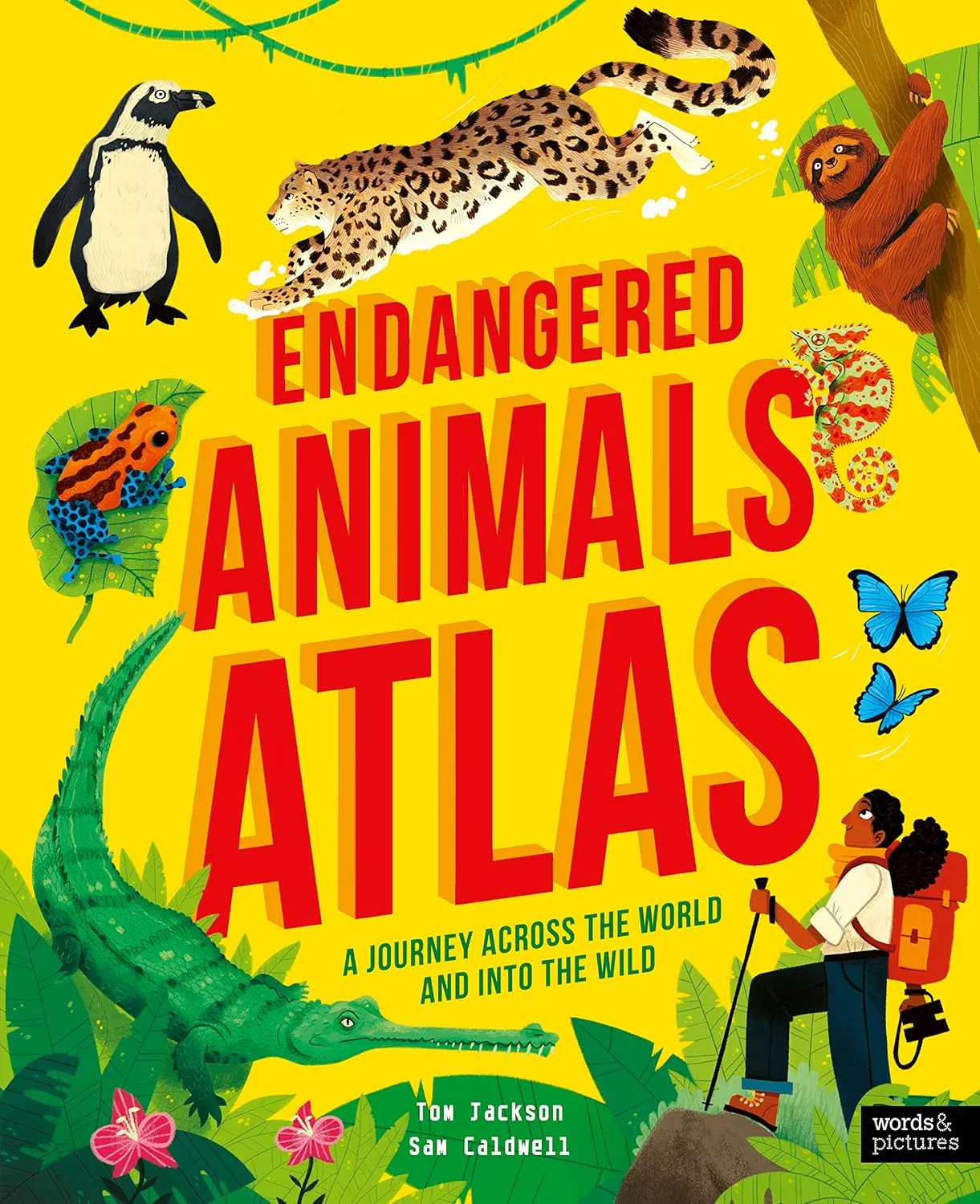 Cover of Endangered Animals Atlas by Tom Jackson.