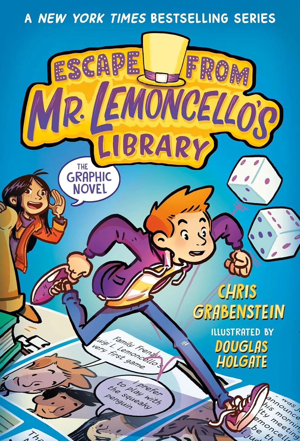 Cover of Escape from Mr. Lemoncello's Library by Chris Grabenstein.
