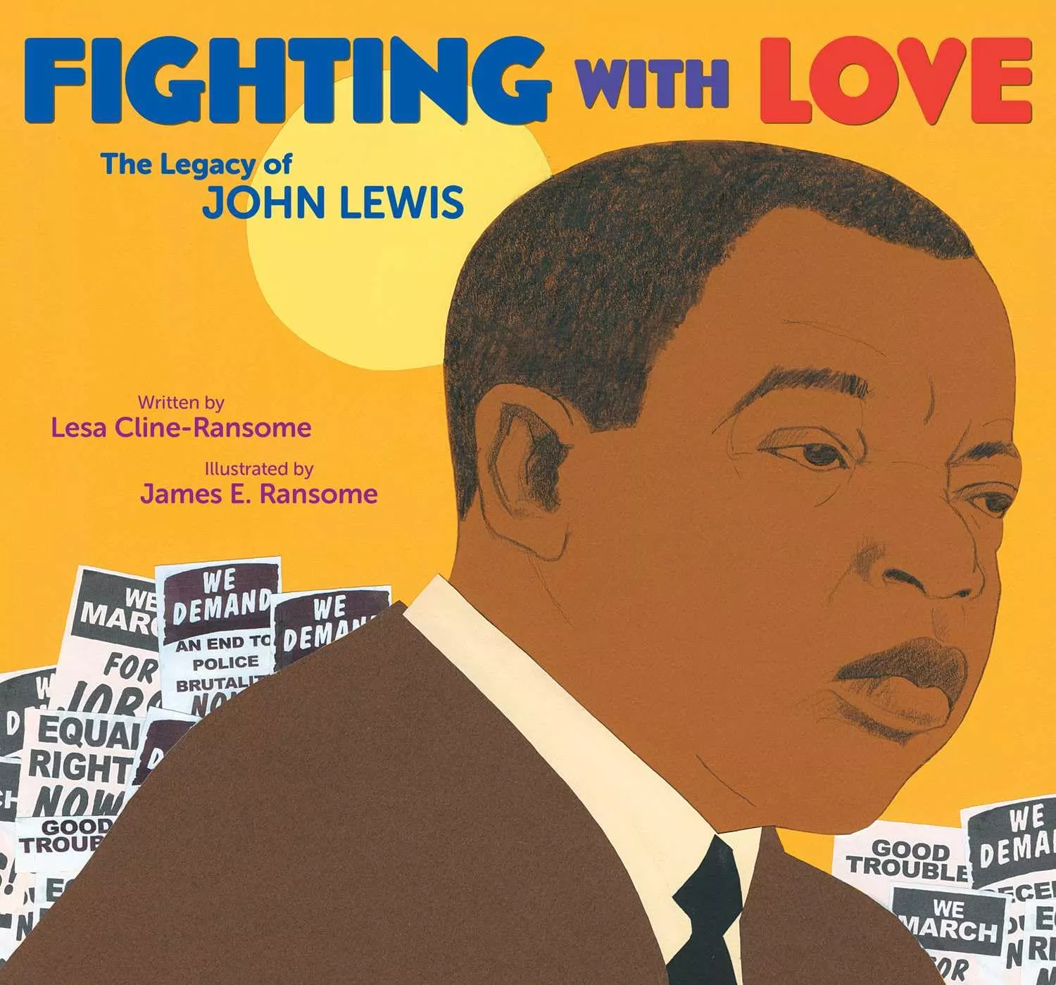 Cover of Fighting with Love by Lesa Cline-Ransome.
