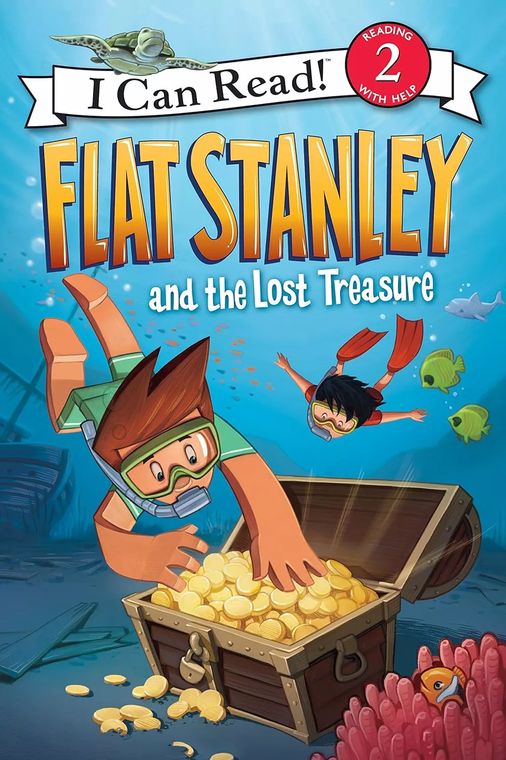 Cover of Flat Stanley and the Lost Treasure by Jeff Brown.