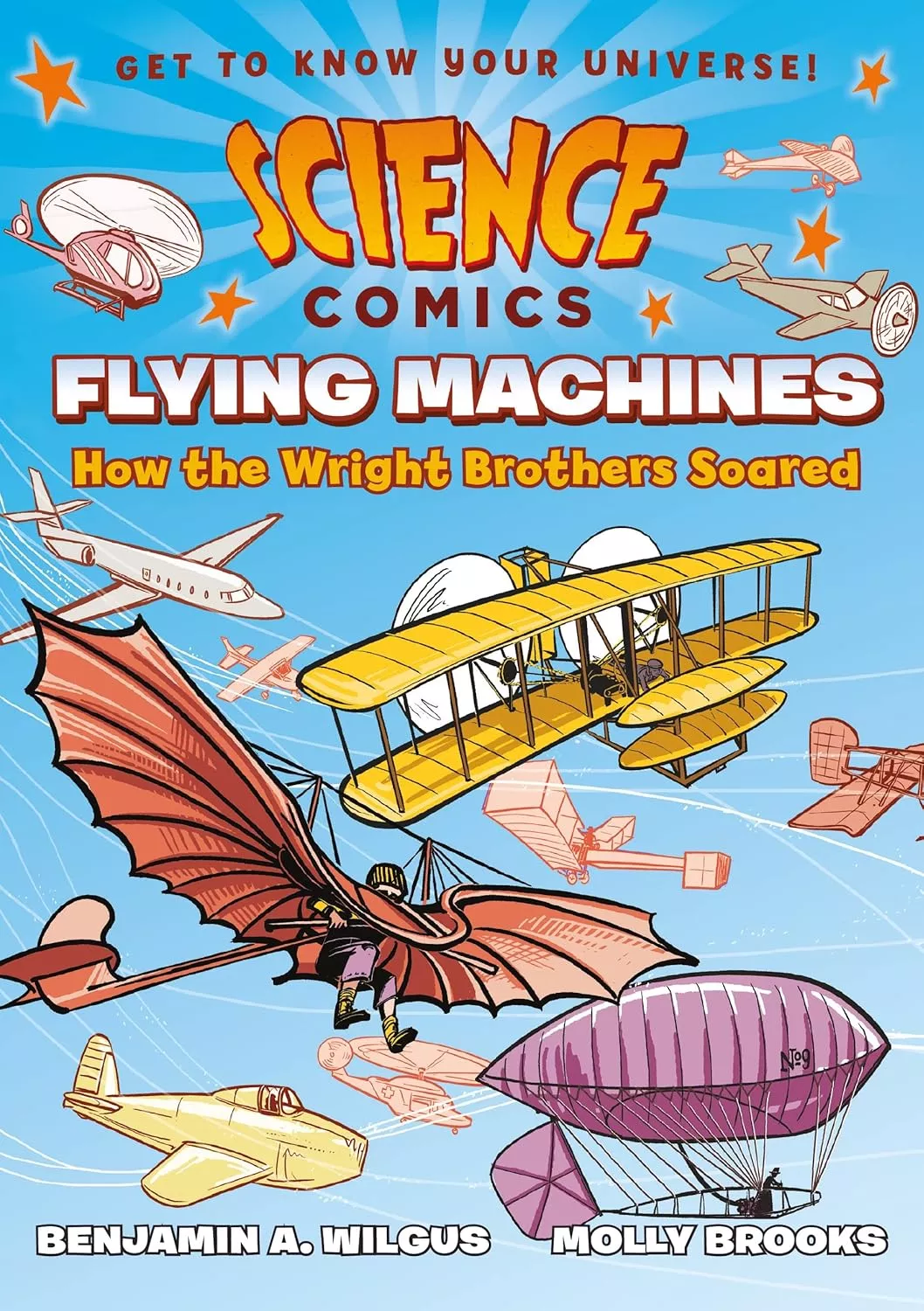 Cover of Flying Machines: How the Wright Brothers Soared.