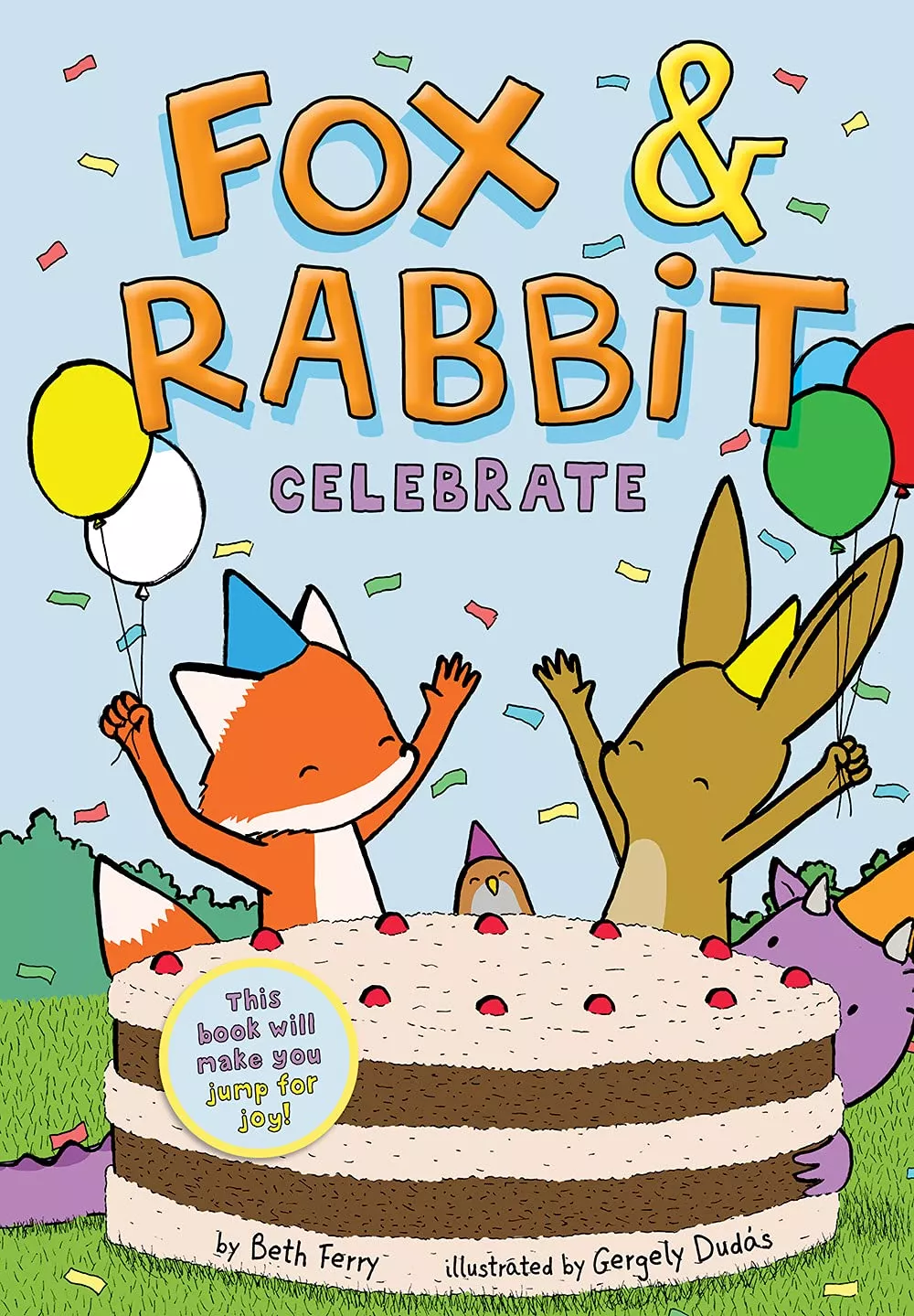 Cover of Fox &amp; Rabbit Celebrate by Beth Ferry.