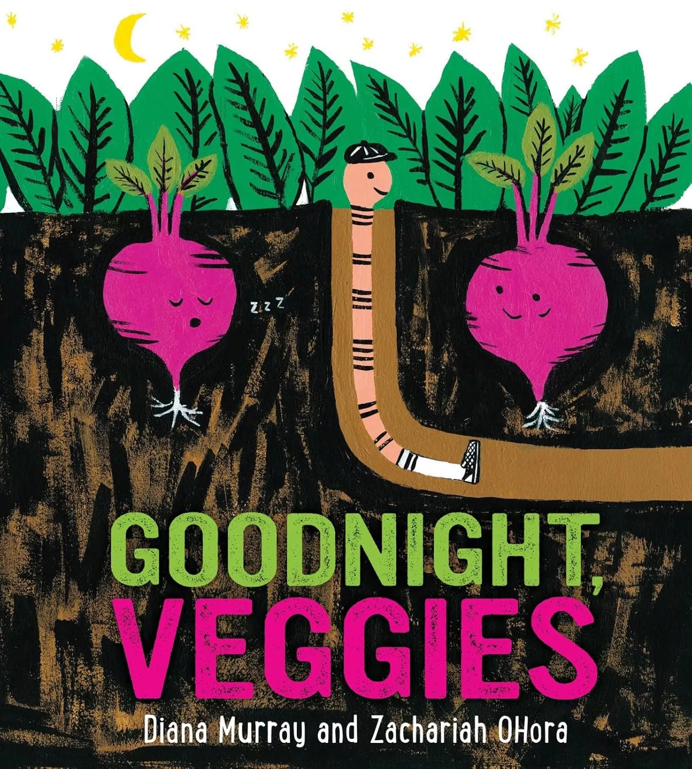 Cover of Goodnight, Veggies by Diana Murray.