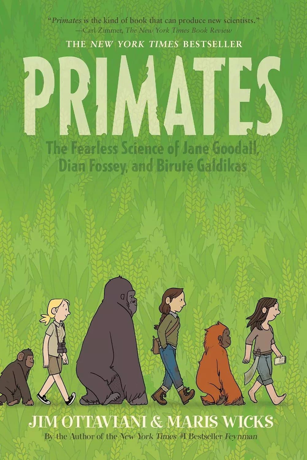Cover of Primates by Jim Ottaviani.