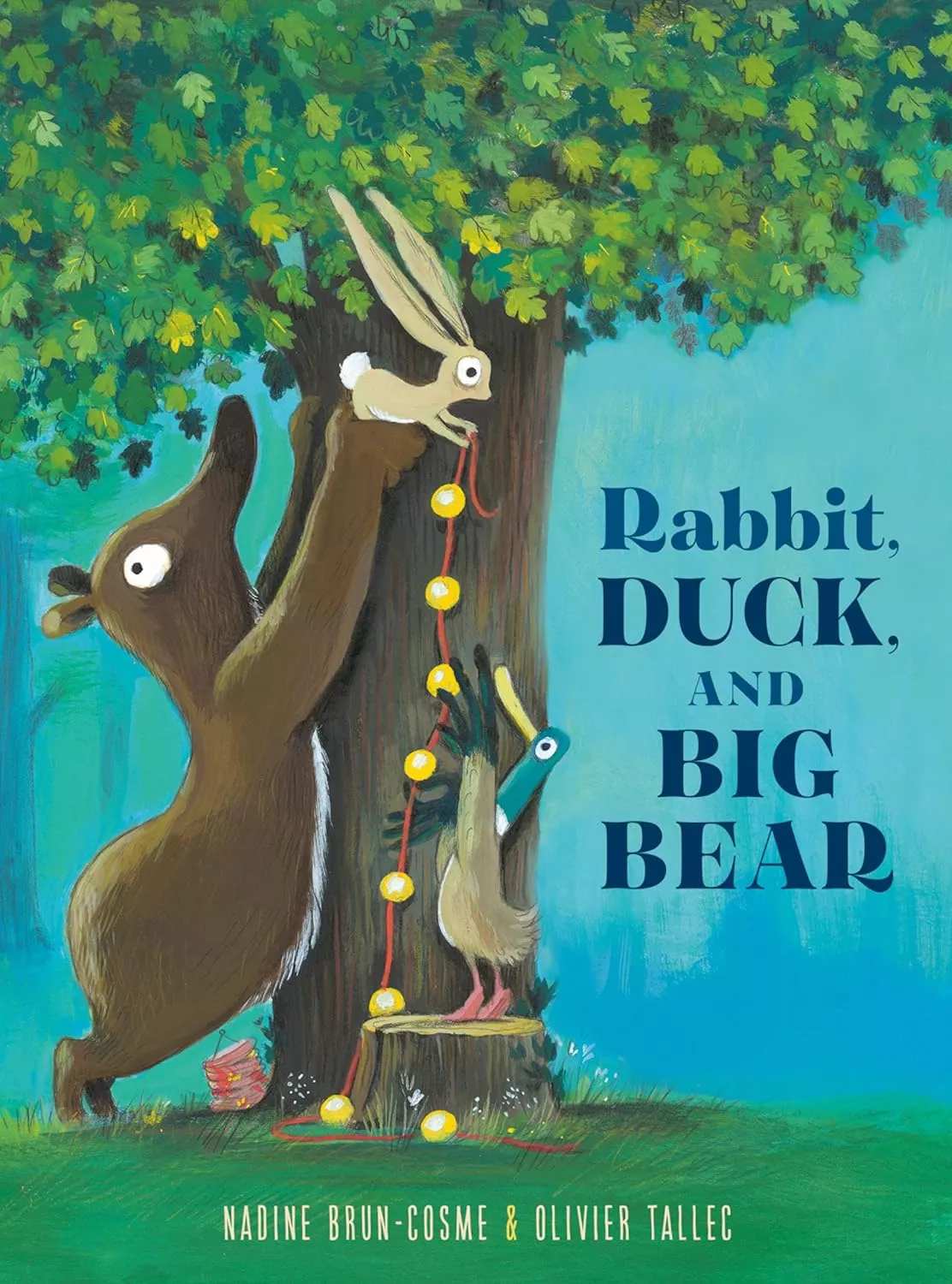 Cover of Rabbit, Duck, and Big Bear by Nadine Brun-Cosme.