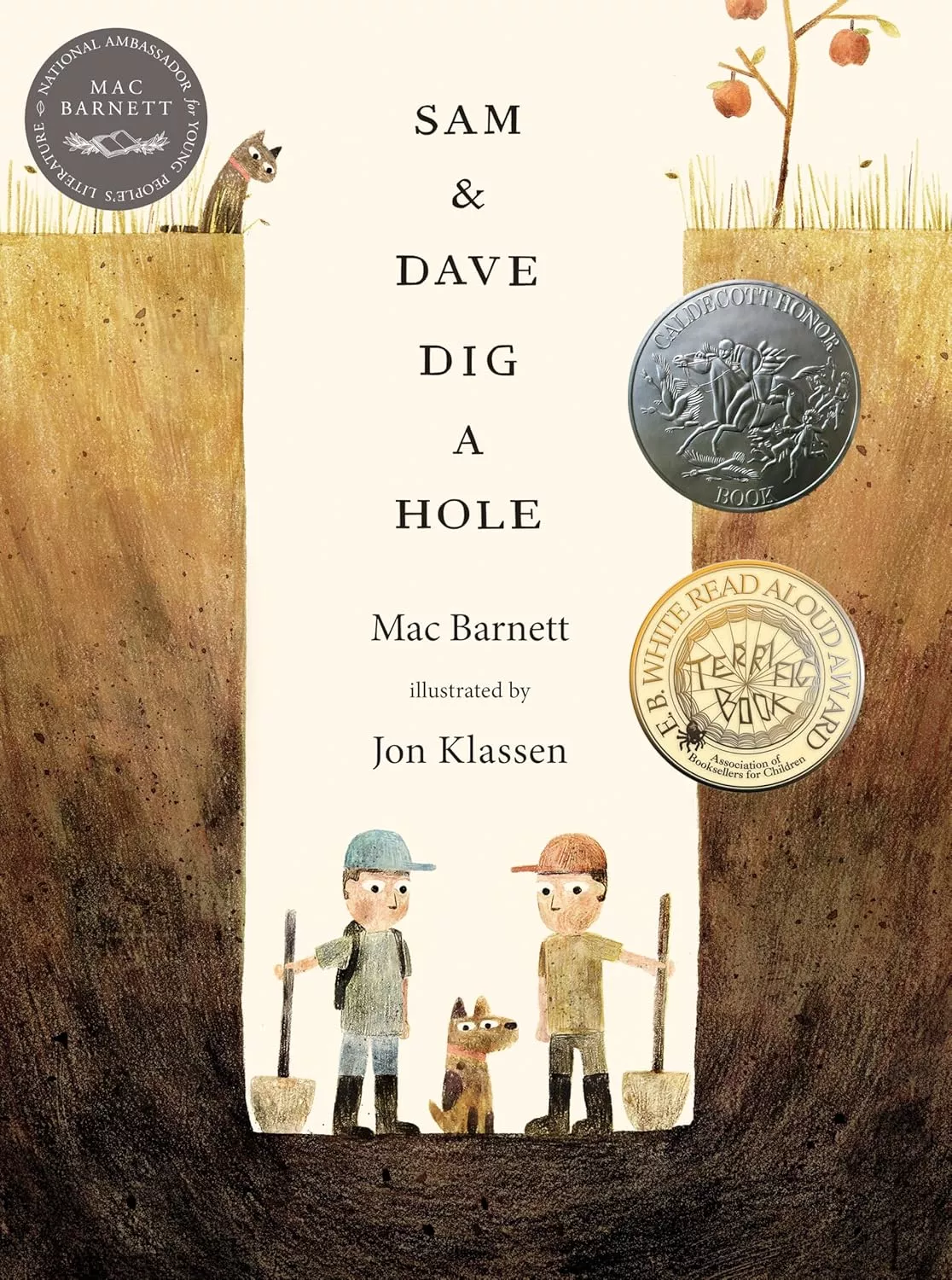 Cover of Sam and Dave Dig a Hole by Mac Barnett.