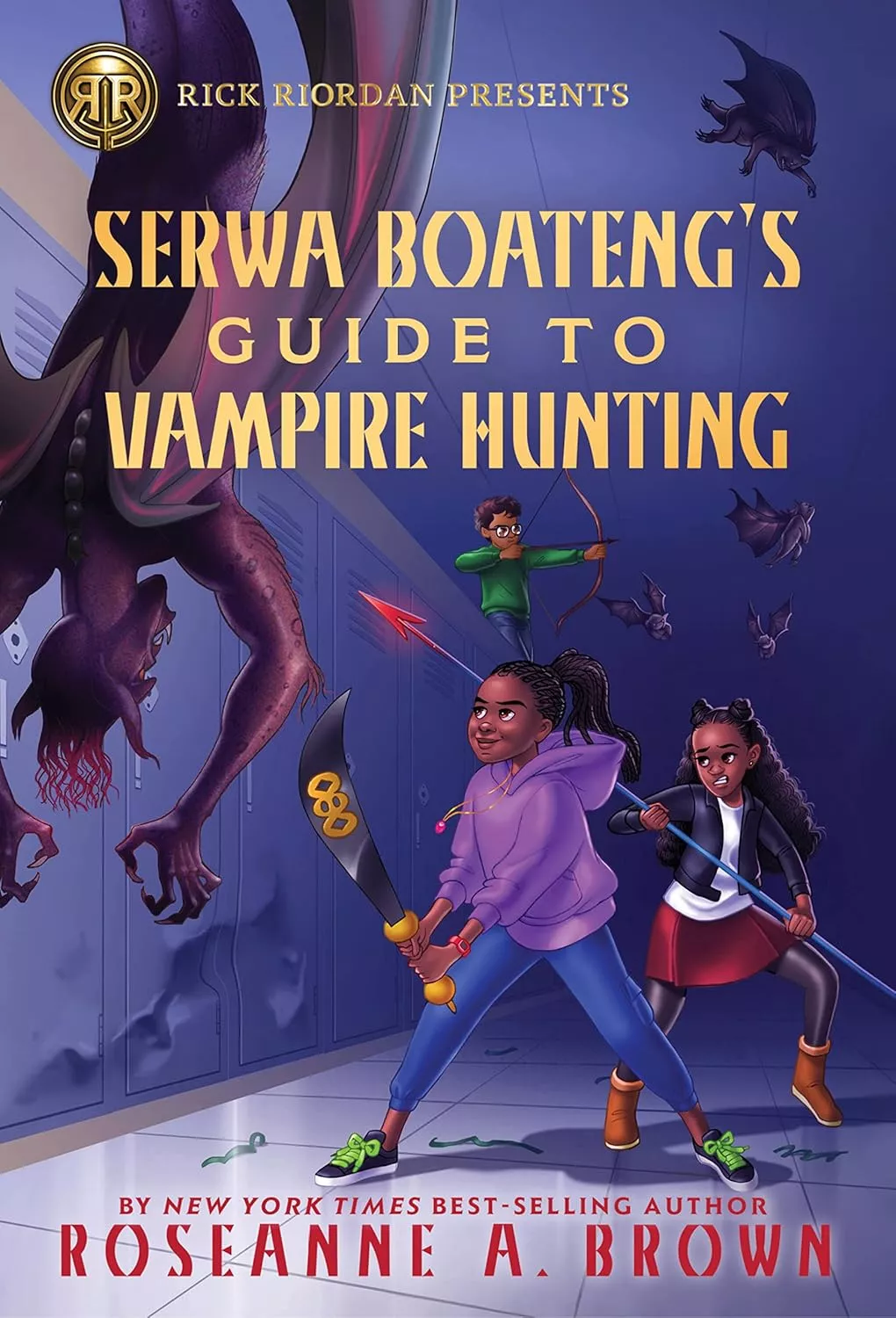 Cover of Serwa Boateng's Guide to Vampire Hunting by Roseanne A. Brown.