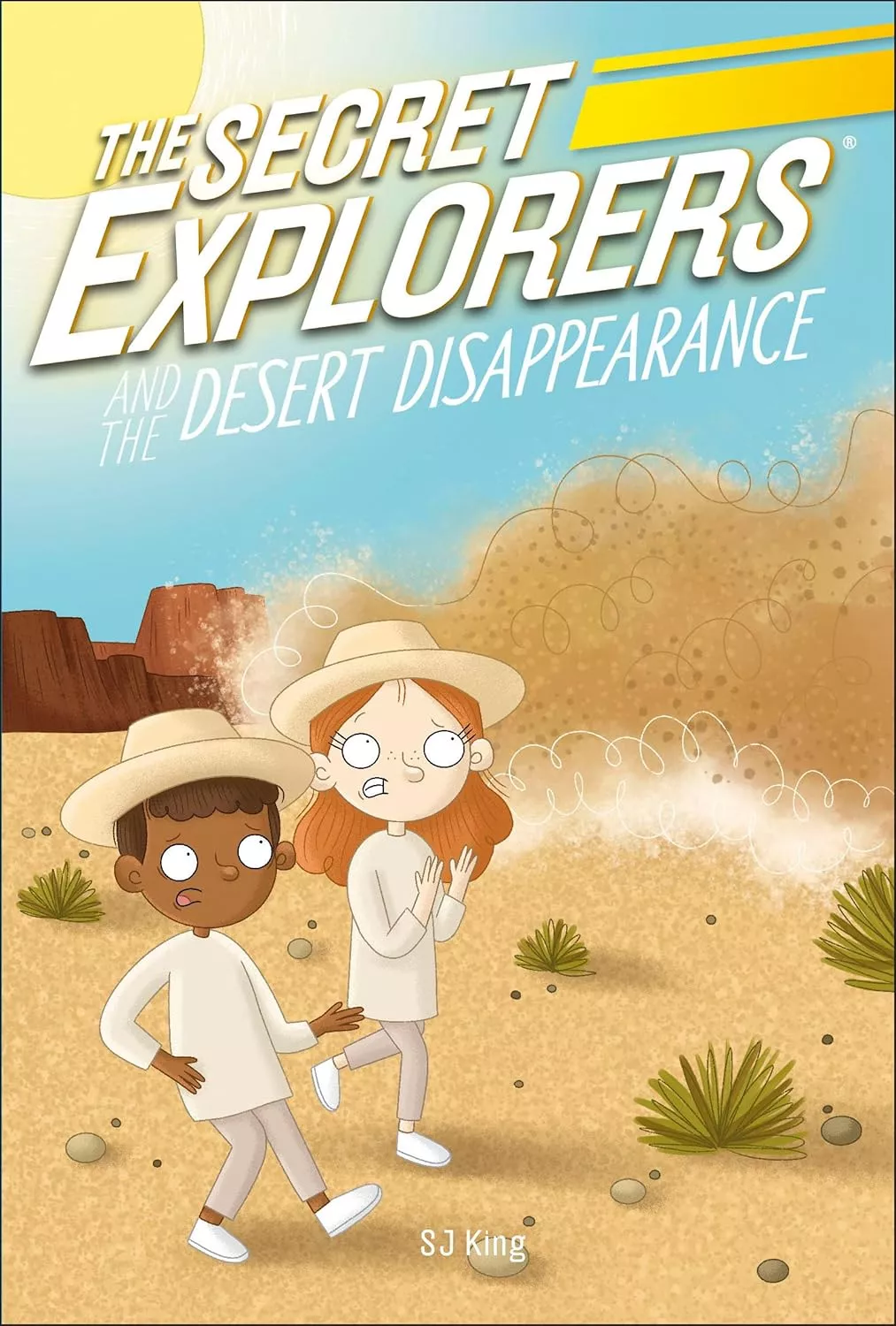  Cover of The Secret Explorers and the Desert Disappearance by SJ King.