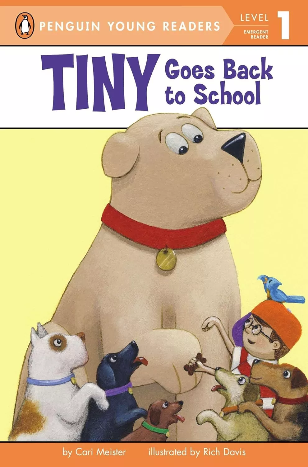 Cover of Tiny Goes Back to School by Cari Meister.