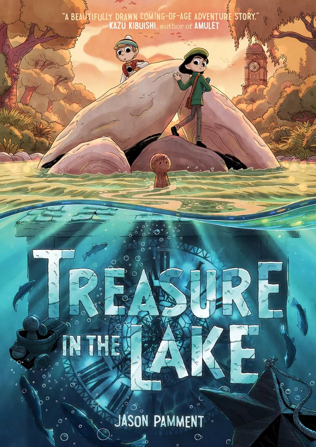 Cover of Treasure in the Lake by Jason Pamment.