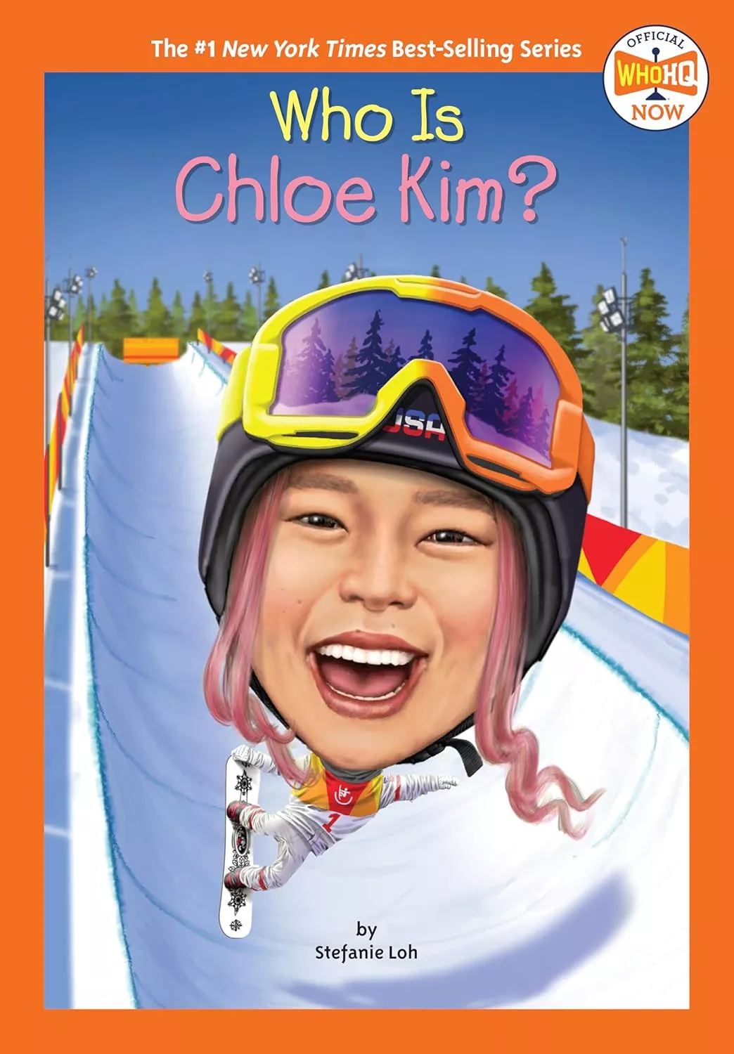 Cover of Who is Chloe Kim? by Stefanie Loh.